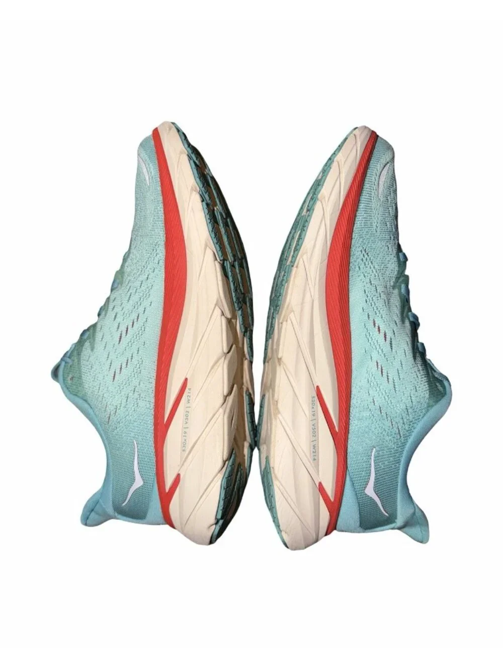 Hoka One One Women's Clifton 8 Running Shoes Sz 8 B Aqua Blue  Running Workout